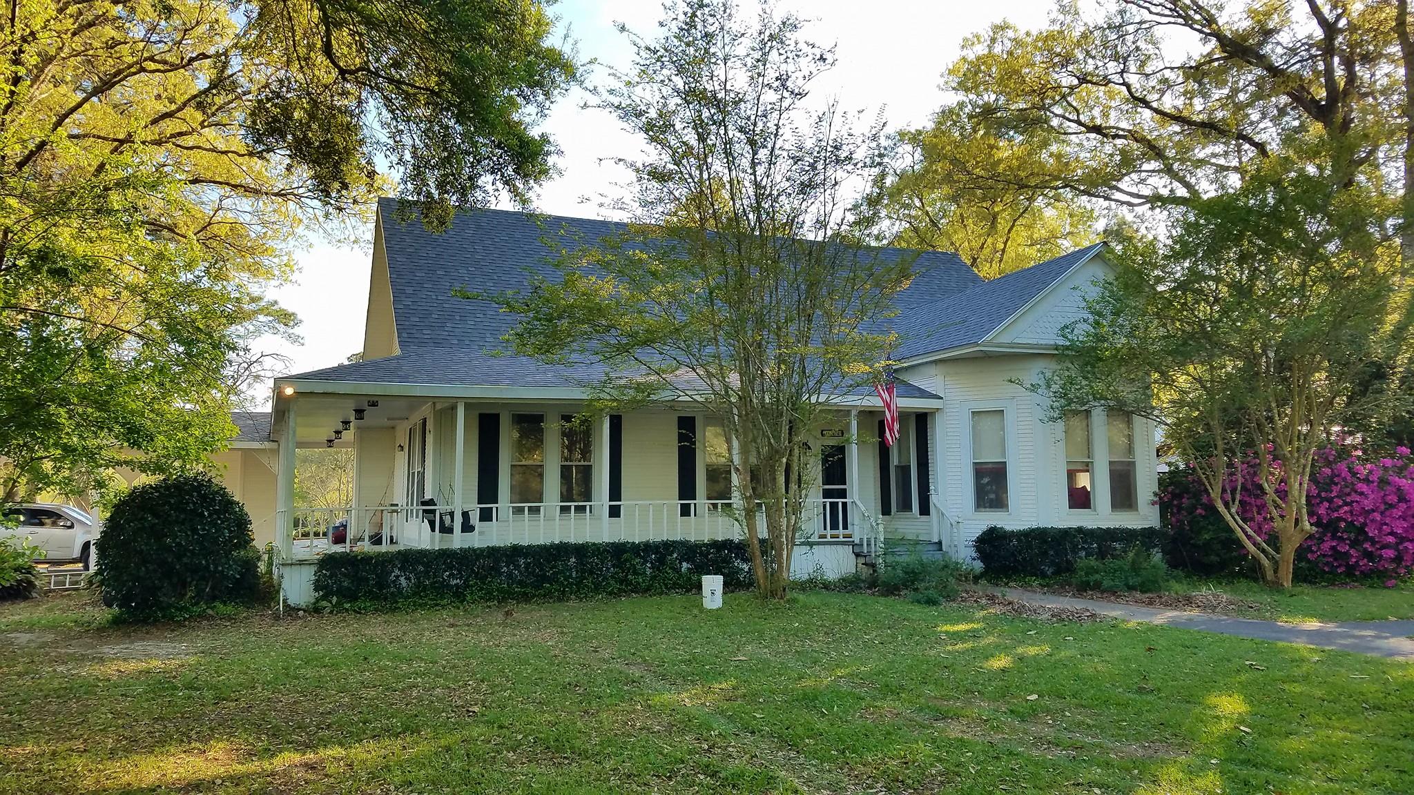 new shingle roof on home