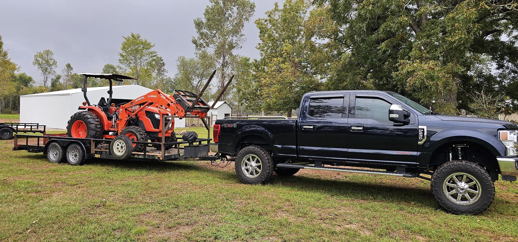 tractor with front end loader