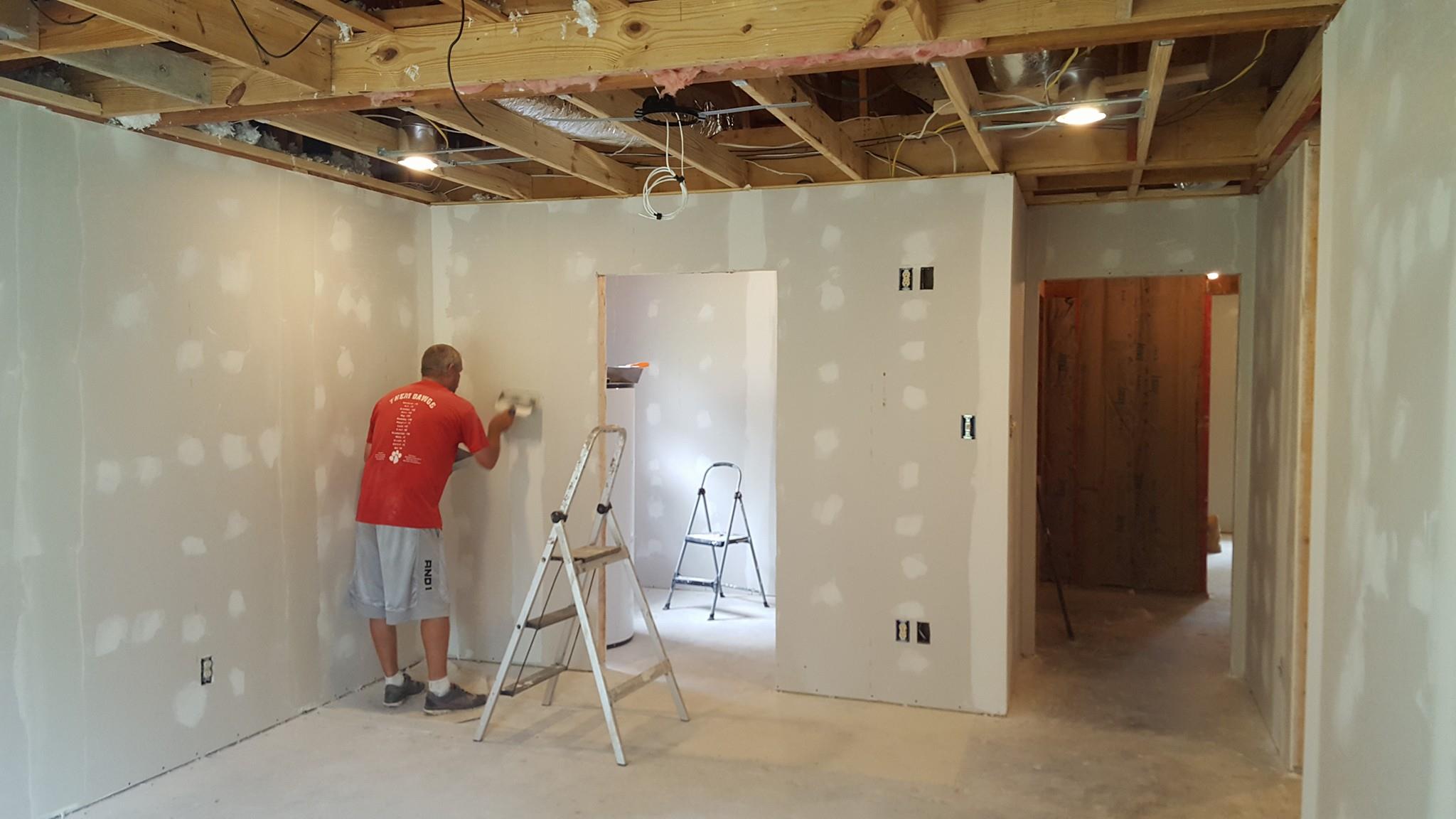 sheetrock installation