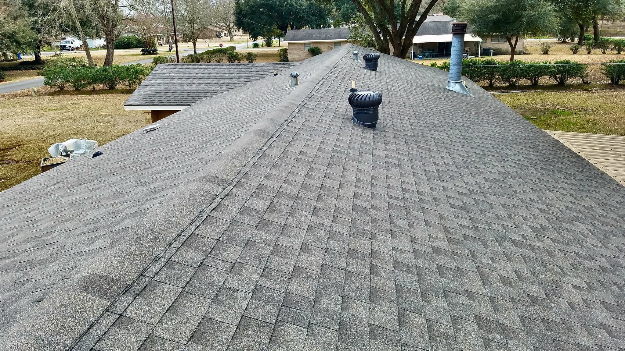grey shingle roof