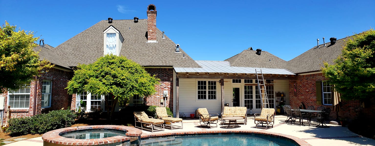 roof replacement on home