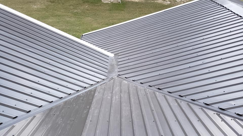 grey metal roof