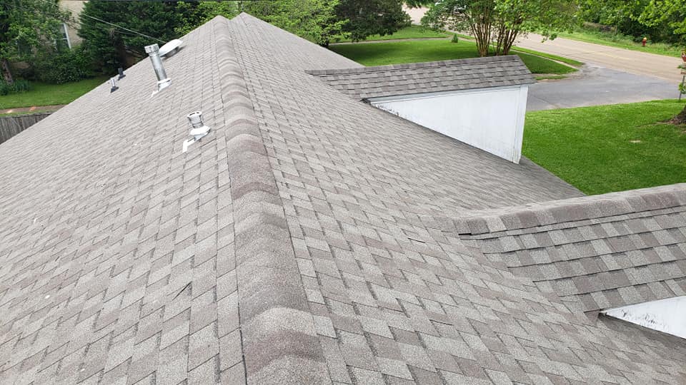 light grey shingle roof